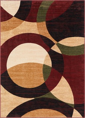 Well Woven Dulcet Bingo Red Modern Geometric Area Rug 2'7'' X 3'11''