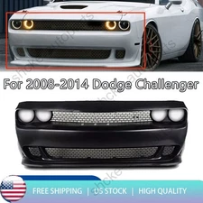 Full Front Bumper Cover Kit For 2008-2014 Dodge Challenger Hellcat Style SRT