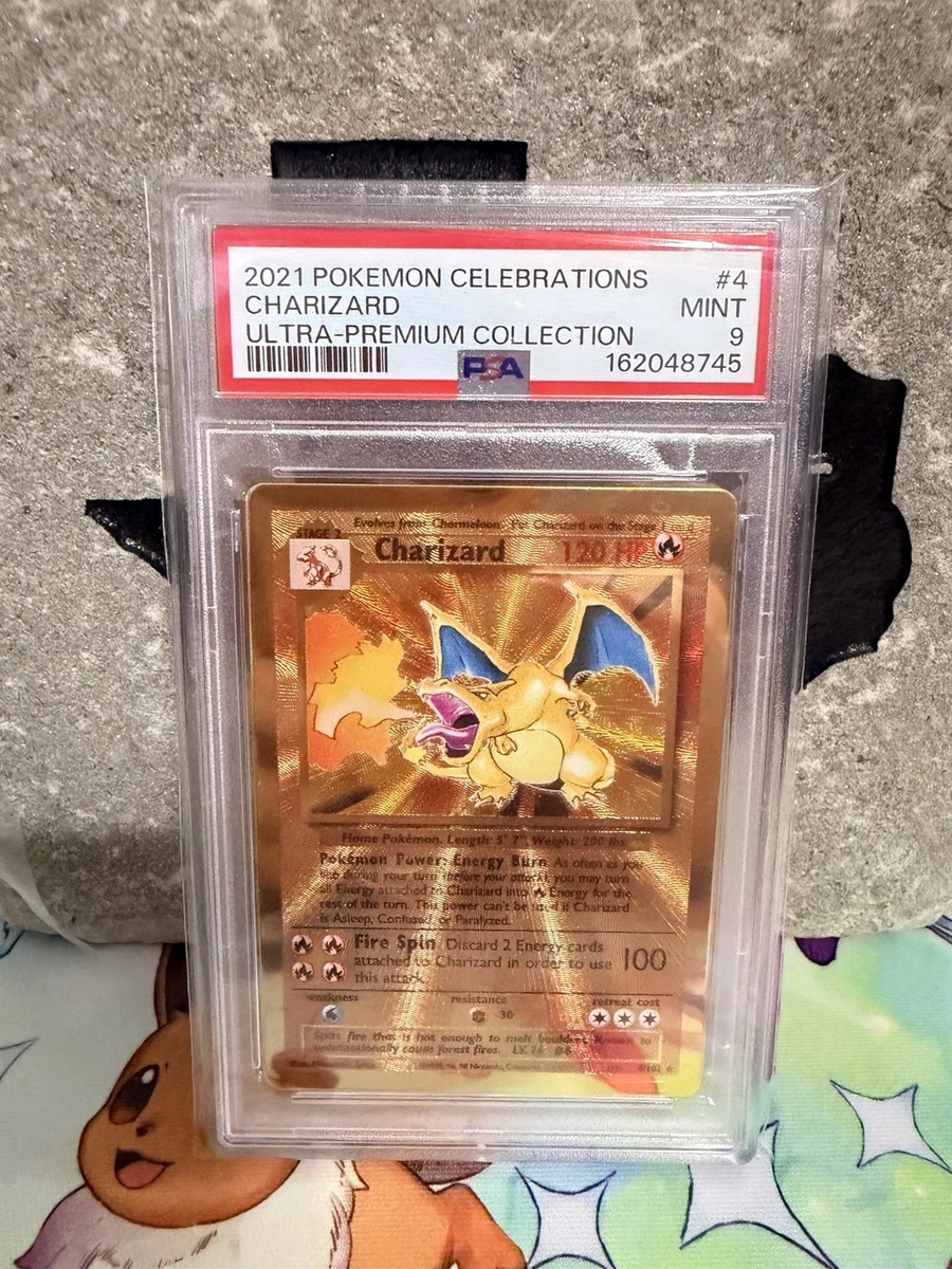 Pokémon TCG Grade 9 Collectible Individual Metal Card Games in