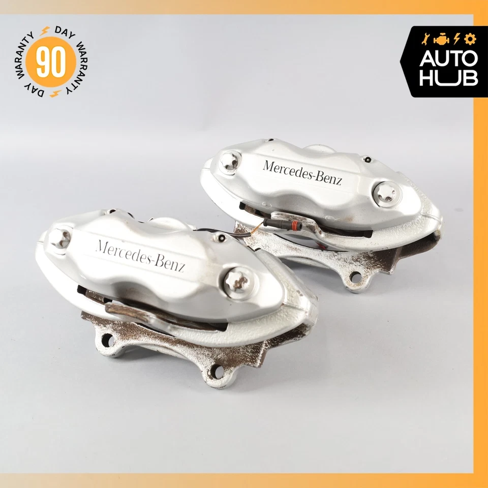 Juego de pinzas de freno delanteras izquierda y derecha Mercedes R230 SL550 S550 OEM Foto 2 de 4