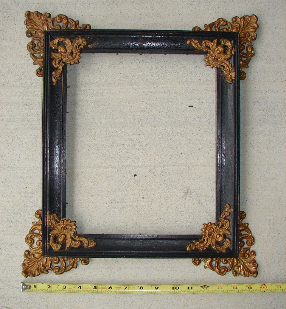 VINTAGE FITS 12 X 10 FRENCH BAROQUE PICTURE FRAME ORNATE WOOD GOLD
