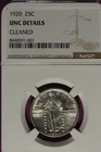 1920 - NGC UNC DETAILS (CLEANED) STANDING LIBERTY QUARTER!!  #B52885