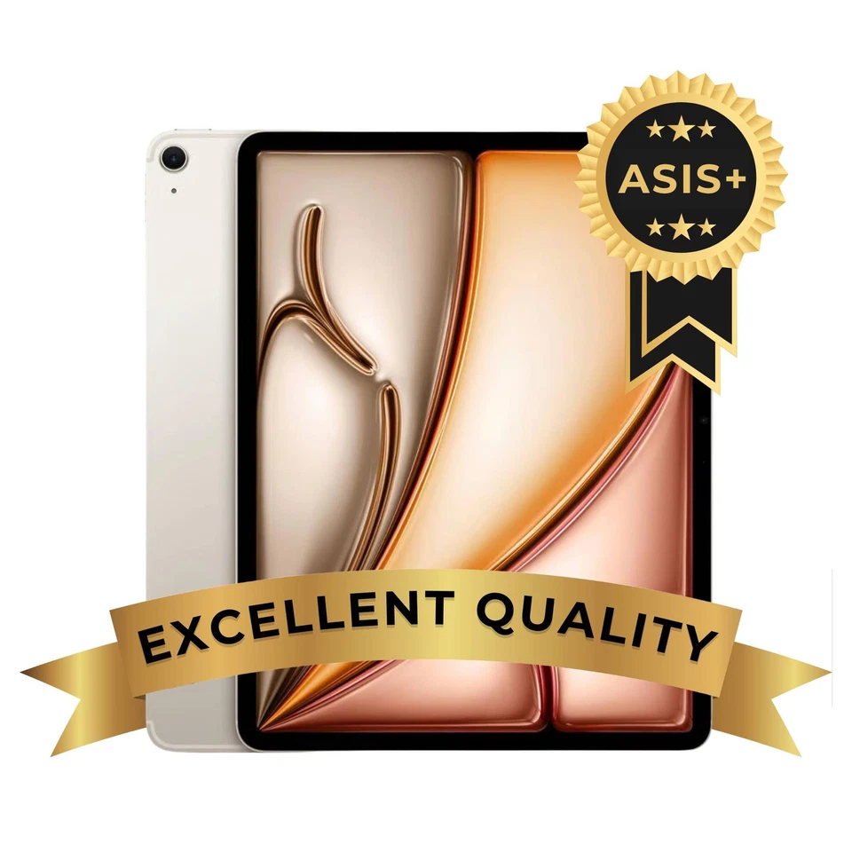 Apple iPad Air 7th 11" 128GB Starlight Asis Accessori Gar.12Mesi Ricondizionato 