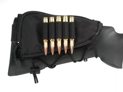 Blackhawk Buttstock Ammo Cheek Pad Holds 5 Rifle Rounds