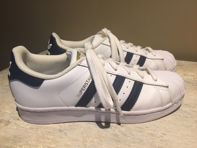 adidas superstar navy stripe