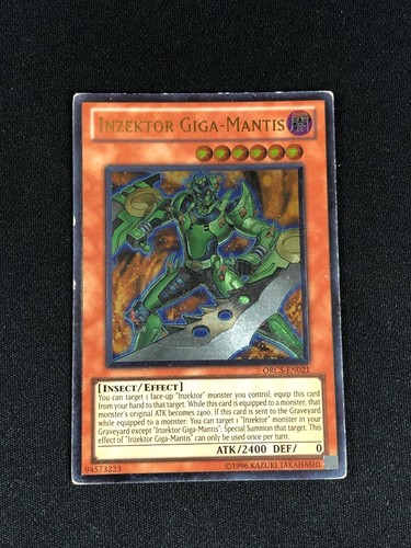 YUGIOH INZEKTOR GIGA MANTIS ORCS-EN021 ULTIMATE PLAY/EDGEWARE