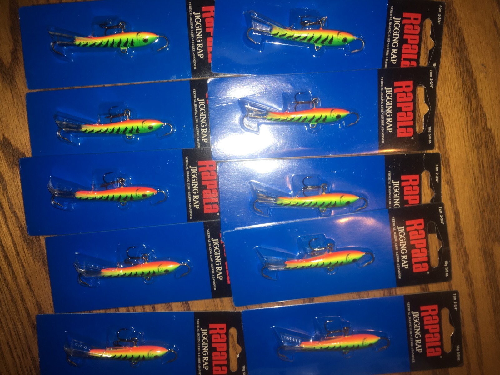 Leurre Rapala Jigging Rap W7 - Pour Pêche Glace Et Eau Douce - Choix Des Couleurs - Neuf Sous Blister