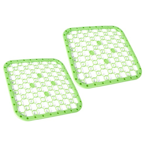 2 Pcs Non- Drain Mat Draining Pads Fruit Veggie Drain Mat Dish Mat Drying Pad