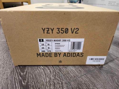 YEEZY 350 V2 SLATE CORE BLACK ADIDAS BOOST US10 UK9.5 AUTHENTIC - Picture 10 of 10
