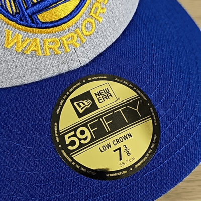 Golden State Warriors New Era Hat Cap Low Crown Grey Blue  display picture 2