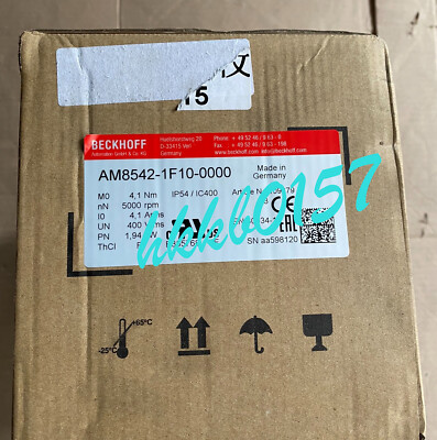 1x BECKHOFF AM8111-1F10-0000 Servomotor – Gebraucht, Voll Funktionsfähig