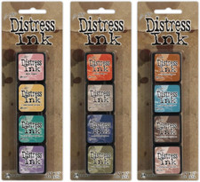 Ranger Distress Mini Ink Pad Kits 4, 5 and 6 Bundle