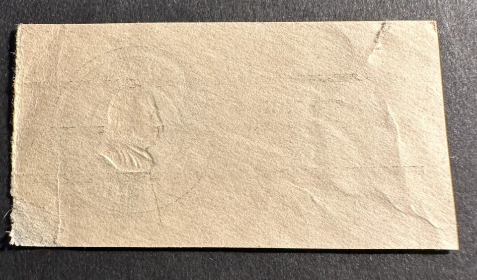 1917 US Stamp Scott #U421 - 1 Cent Precancel Franklin Envelope Cut - Image 2 of 2