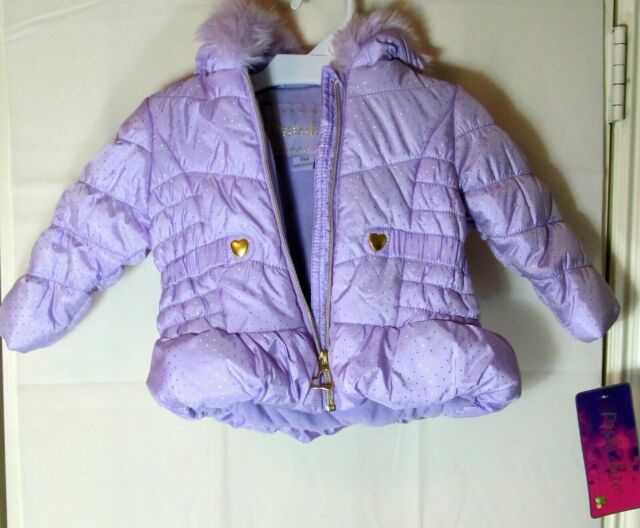 Pistachio - Violet Girl&#039;s Zip up Winter Jacket /Coat -Size 12 Months -New w/tags