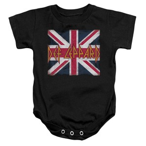 Def Leppard Union Jack Infant One Piece Ebay