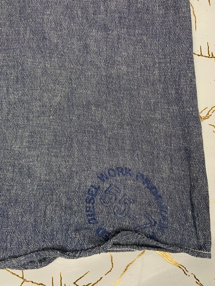 Vintage Diesel J&W Workshirt Men Gray Button Up Shirt Size XL 2XL Relaxed - Image 3 of 4