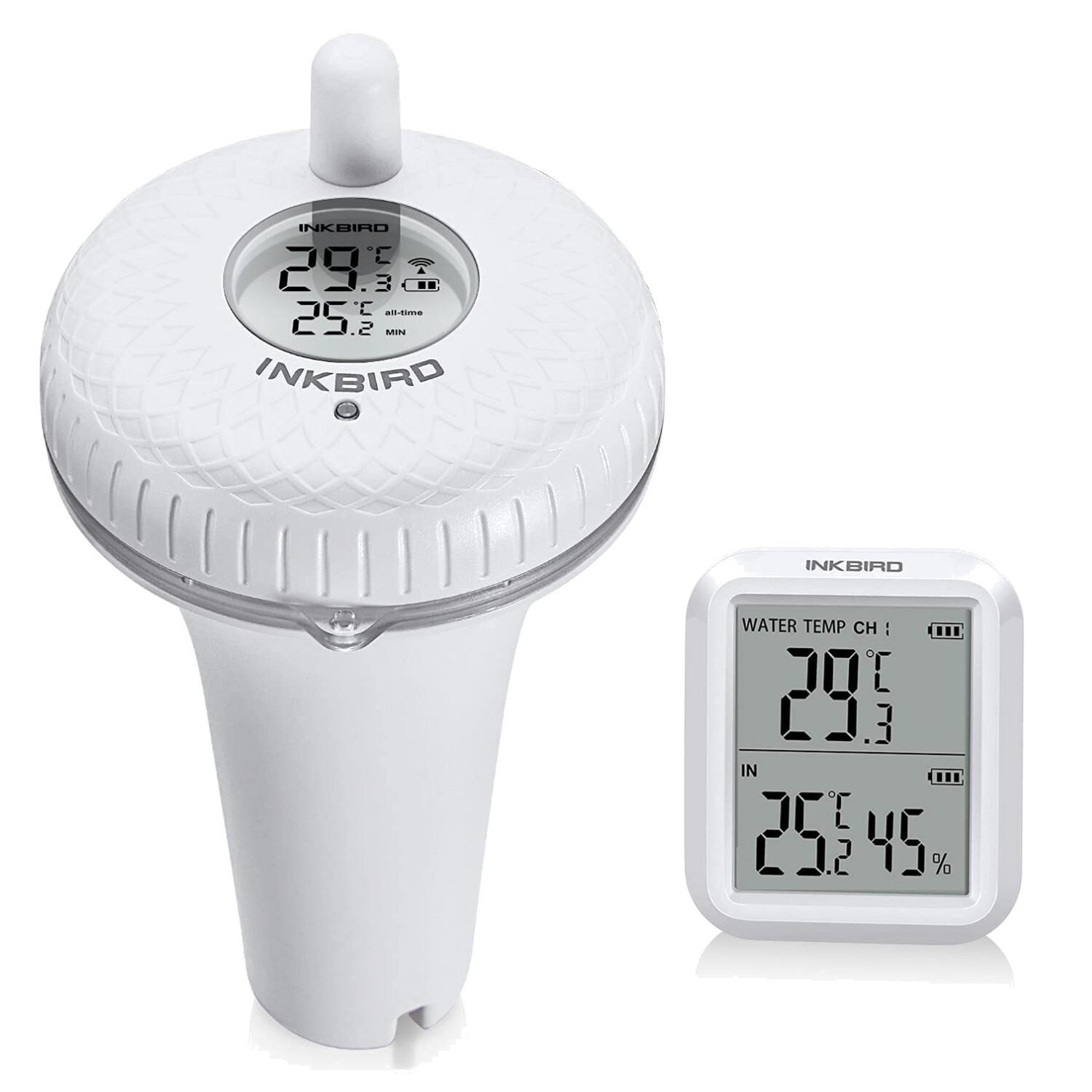 Poolthermometer, Schwimmbadthermometer, digitales Thermometer