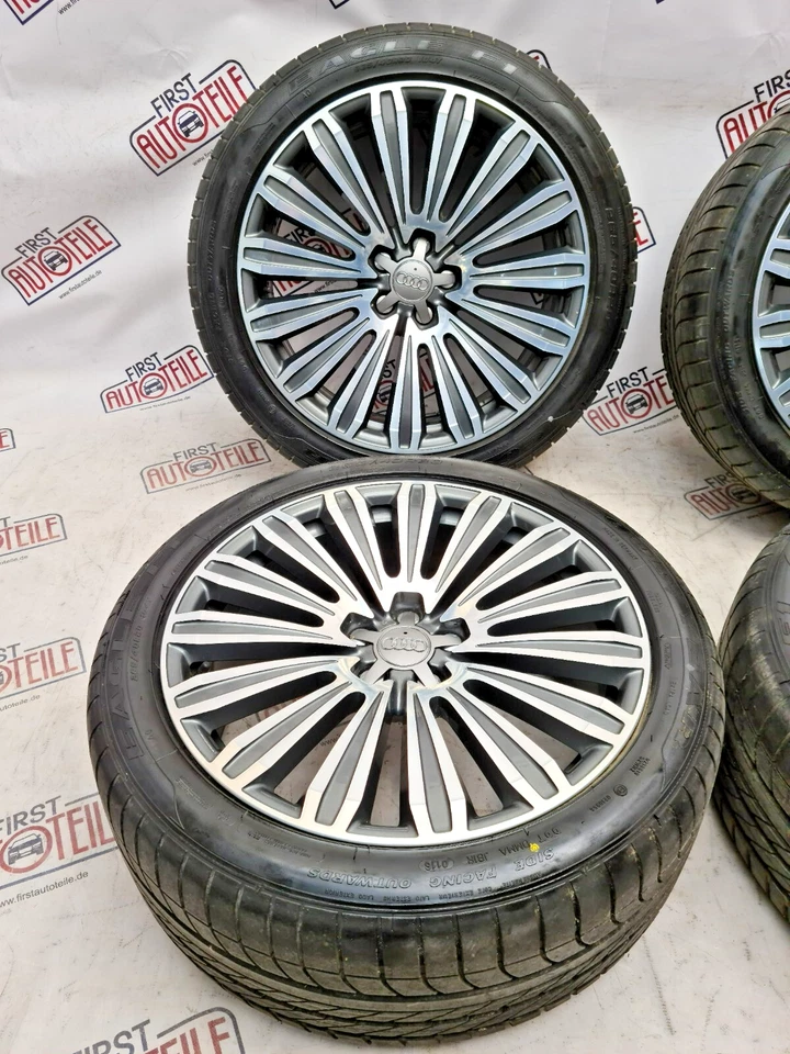 Original Audi A8 4H 20 Zoll Alufelgen Sommerreifen 4H0601025CK  265740R20 104Y - Bild 2 von 4