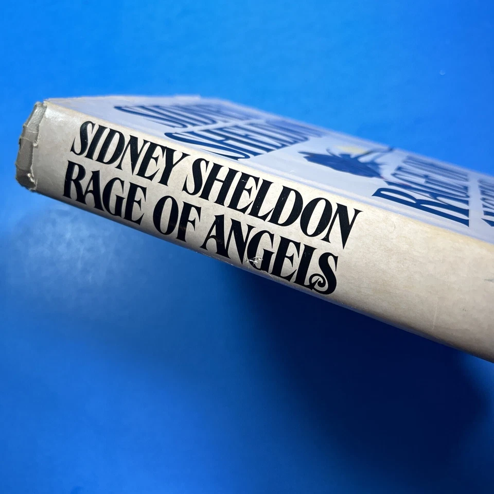 Rage of Angels by Sidney Sheldon 1980 Vintage Hardcover Book HCDJ Foto 3 de 4