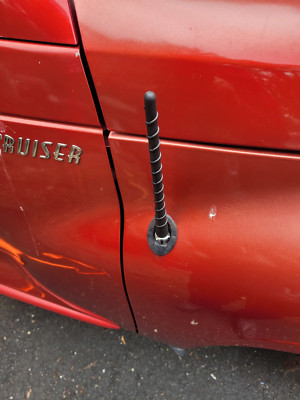 7'' Black Rubber Spiral Antenna Mast Radio for CHRYSLER PT CRUISER 2001-2010 New