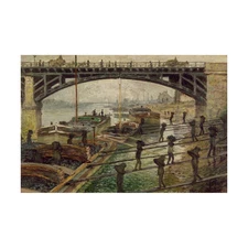 Claude Monet - The Church at Vétheuil Hand-painted Oil Painting Wall Art