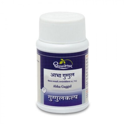 Dhootapapeshwar Abha Guggul 60 Tablet | Supply Of Nutrients To Bones | Free Ship