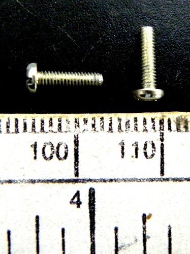 Viti A Testa Cilindrica Fenduta M2 X 8 Mm In Acciaio Placcato X 10 - Picture 4 of 4
