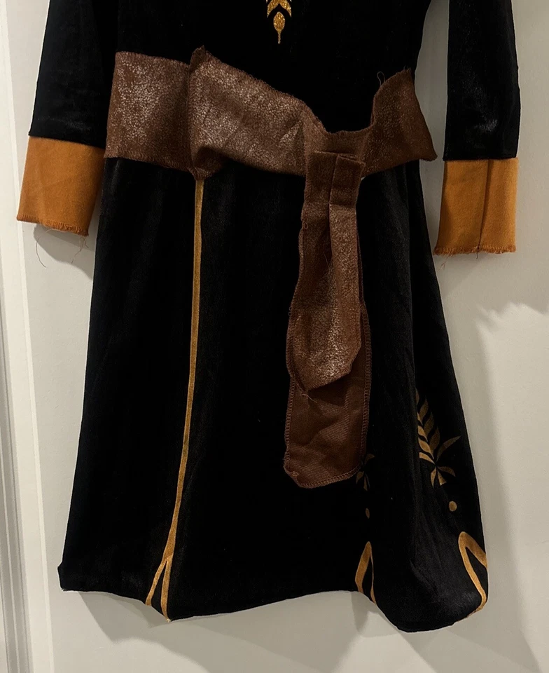 2 изделия Disney замороженный II 2 Анна ясельного возраста Deluxe косплей костюм 3T-4T - Изображение 3 из 4