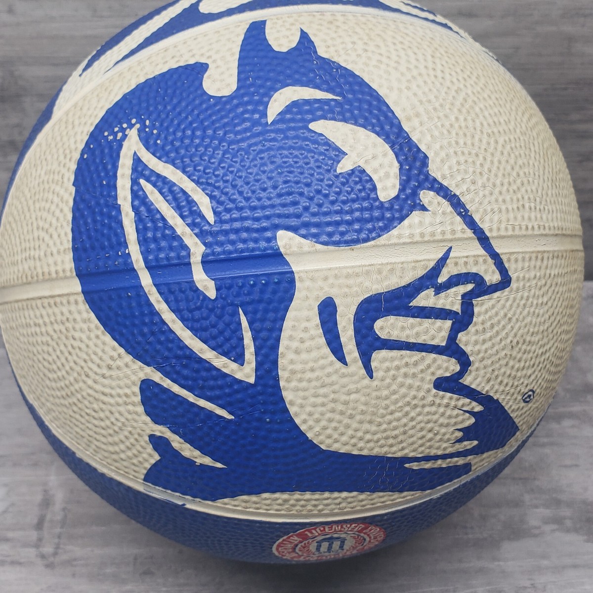 Vintage Official NCAA Duke Blue Devils Mini Basketball Rhode