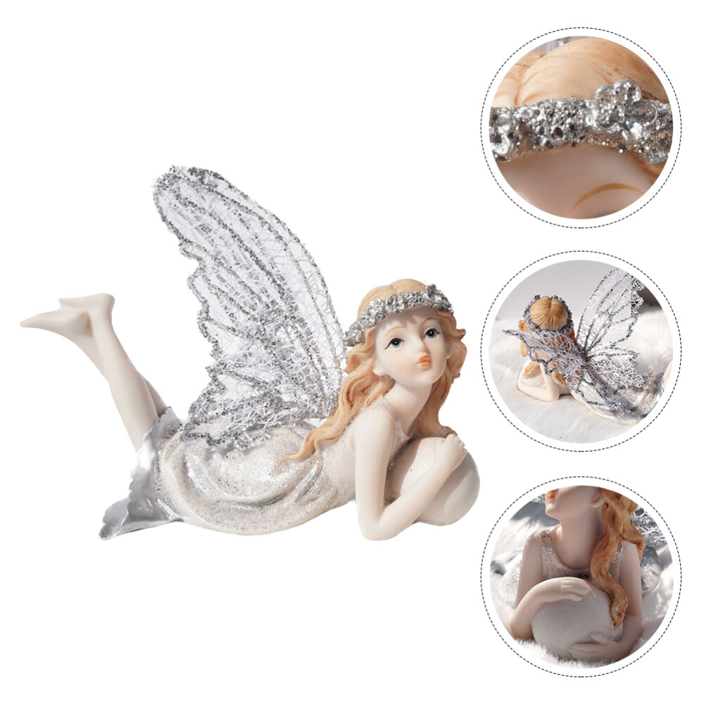 Statues Beautiful Prayer Faerie Garden Fairy Decorations