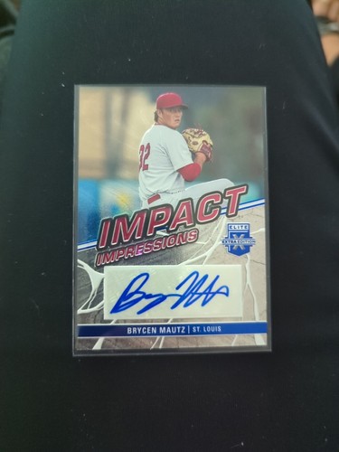 A3 2023 BRYCEN MAUTZ Elite Extra Edition Impact Impressions Auto Rookie