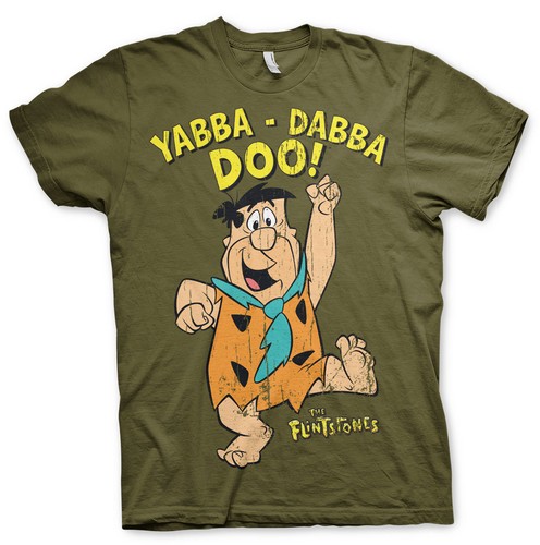 Officially Licensed The Flintstones - Yabba-Dabba-Doo Men'S T-Shirt S-5XL Sizes - Picture 15 of 22