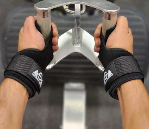 Power Weight Lifting Handschuhe für Training Fitnessstudio Cross Training Klimmzüge Kreuzheben - Bild 5 von 11