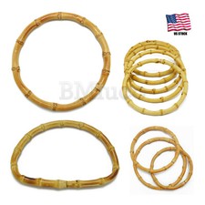 4-piece handbag accessories circular D-shaped bamboo bag accessories handle