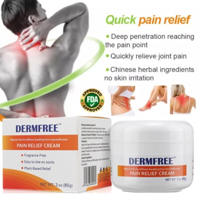 DERMFREE Joint and Bone Therapy Pain Relief Cream Muscle Arthritis Joint Pain Relief Gel