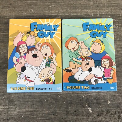 Family Guy Seasons 1-3 DVD Double Pack Volume One & Two TV NEW Sealed