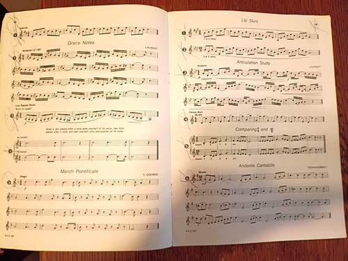 BOOK FOR CORNET STUDENT, LEVEL 3, FRED WEBER. - Picture 2 of 2