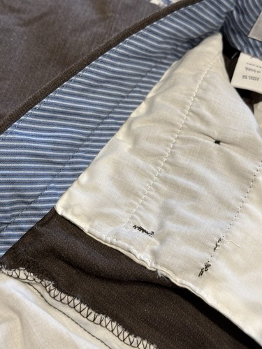 Pantaloni chino Gap Clean relaxed fit uomo 36x34 marrone gamba dritta eleganti pantaloni nuovi - Foto 9 di 13