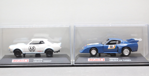 Real-X 1/72 Racing Car Nissan Skyline Fairlady Toyota Celica LB 1600GT (4 Car) - Picture 5 of 5