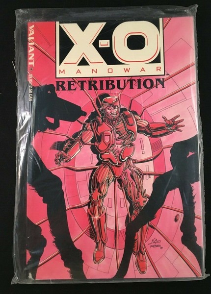 X-O MANOWAR (SEALED) - w/ Copy of X-O Database #1 Inside - 1992 - VALIANT - CB01