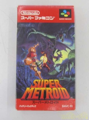 NINTENDO Super Metroid Super Famicom SFC Japan komplett in Box kostenloser Ve...
