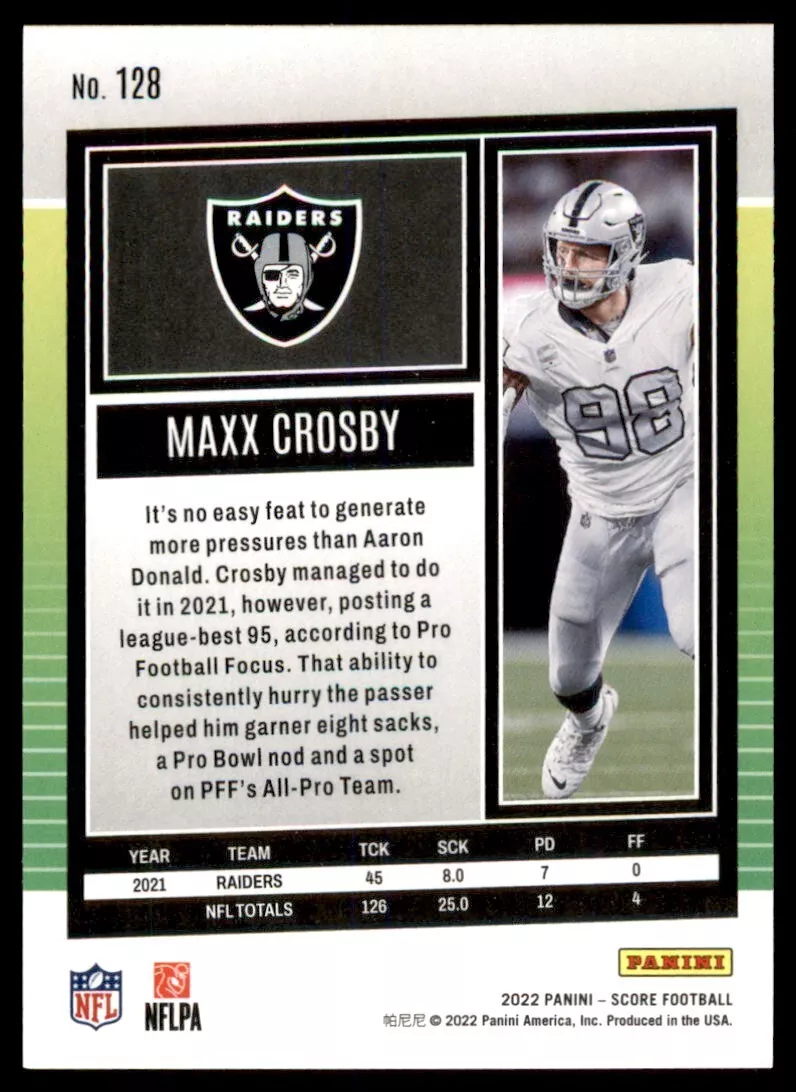 Product Detail  NIKE PRO BOWL 2022 MAXX CROSBY JERSEY