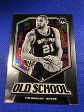 2019-20 #20 Tim Duncan Panini Mosaic Basketball Old School