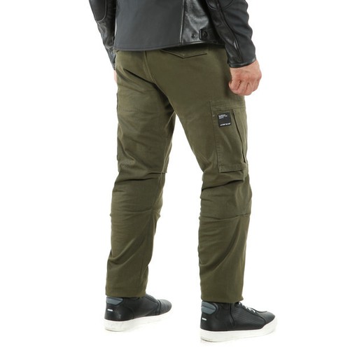 Pantalón Jeans Moto Dainese Combat Tex Verde Tg 31 Green Cargo Urban Touring - Imagen 4 de 5