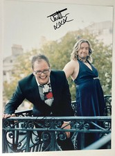 JUSTIN LEE COLLINS & ALAN CARR signed photo 16x12