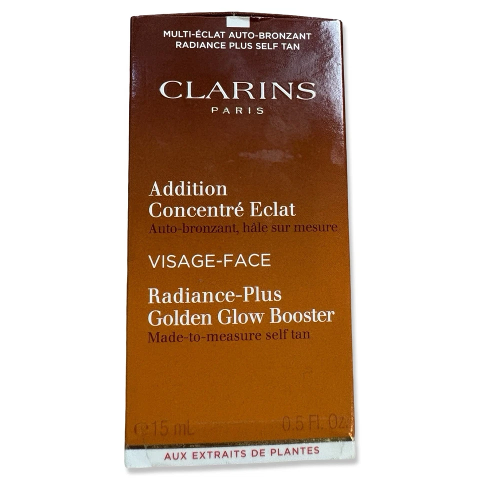 CLARINS Radiance Plus Golden Glow Booster for FACE 0.5 oz / 15 Ml NIB .5 oz - Image 2 of 4