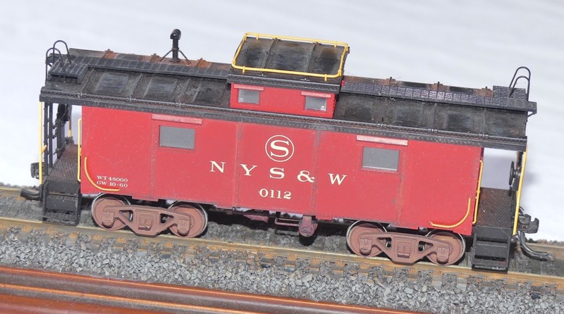 Atlas HO Scale Lightly Weathered NYS&W Caboose