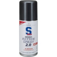 S100 Weisses Kettenspray 2.0 Haftkraft-VerstäRker FüR Alle Kettenarten 100Ml