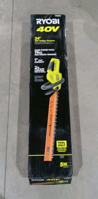 #ad RYOBI 40V 24quot;inch Cordless Battery Hedge Trimmer Tool Only NEW Free Shipping $84.99