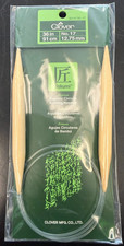CLOVER TAKUMI BAMBOO PREMIUM 36" No. 17 CIRCULAR KNITTING NEEDLES 3016/36-17 NEW